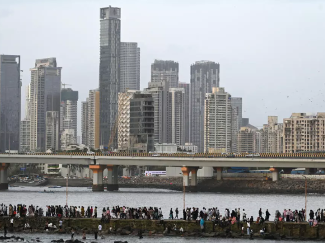 Mumbai forms the backdrop to both of Roy's feature films. Photo/AFP