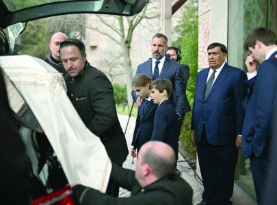 ismaili muslims bid goodbye to late aga khan