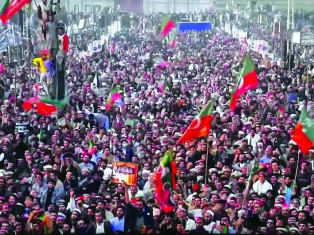 people attend a pti rally taken out in swabi to protest against alleged rigging in the last year s elections photo express people attend a pti rally taken out in swabi to protest against alleged rigging in the last year s elections photo express
