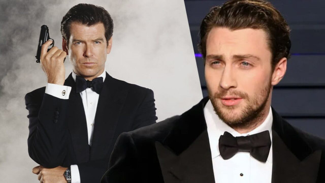 chops talent and charisma pierce brosnan backs aaron taylor johnson as james bond