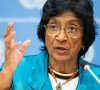 member of the united nations independent international commission of inquiry on the occupied palestinian territory including east jerusalem and in israel navanethem pillay speaks during a press briefing at the united nations headquarters in new york us october 27 2022 photo reuters