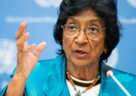member of the united nations independent international commission of inquiry on the occupied palestinian territory including east jerusalem and in israel navanethem pillay speaks during a press briefing at the united nations headquarters in new york us october 27 2022 photo reuters