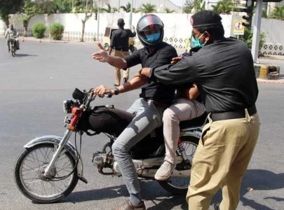 sindh govt imposes ban on pillion riding and drone use for chehlum sindh govt imposes ban on pillion riding and drone use for chehlum