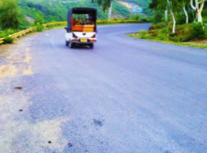 kahuta road project crawls on meagre funding