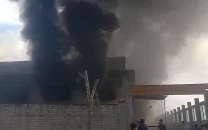 fire erupts at textile factory in rawalpindi s rawat industrial estate
