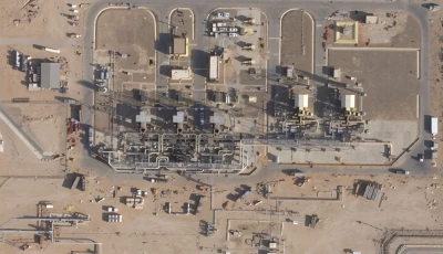 a satellite image shows damage at a saudi oil facility serving the east west pipeline in the riyadh region saudi arabia september 16 2026 following a reported attack on september 11 2026 photo reuters