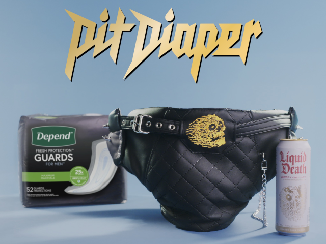 liquid death releases limited edition pit diaper for mosh pit concertgoers