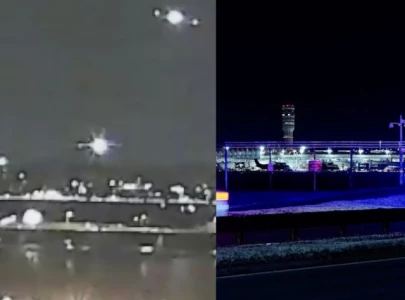 washington dc plane crash captured on cctv