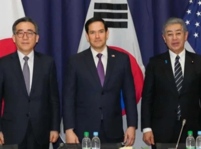 us s korea japan reaffirm pledge to seek n korea s denuclearization