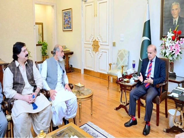 prime minister shehbaz sharif meets political leaders in the federal capital photo app prime minister shehbaz sharif meets political leaders in the federal capital photo app