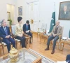 vice minister of the international department of china s communist party sun haiyan calls on prime minister shehbaz sharif in islamabad photo ppi