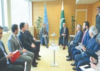 prime minister shehbaz sharif meets iaea dg rafael mariano grossi at the vienna international centre photo inp