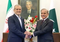 iran s president pezeshkian and pm shehbaz photo file