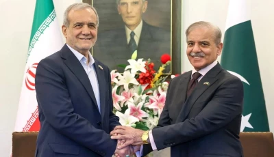 iran s president pezeshkian and pm shehbaz photo file