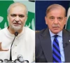 ji s hafiz naeemur rehman and pm shehbaz sharif photos express file