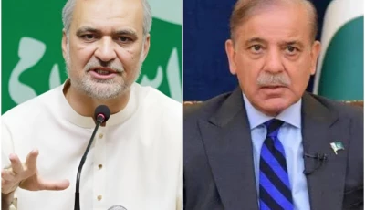 ji s hafiz naeemur rehman and pm shehbaz sharif photos express file