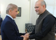 prime minister shehbaz sharif and ji chief hafiz naeemur rehman at the pm house in islamabad on october 27 2026 photo pmo