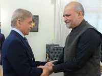 prime minister shehbaz sharif and ji chief hafiz naeemur rehman at the pm house in islamabad on october 27 2026 photo pmo