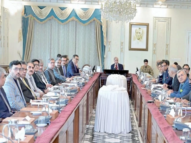 economic reforms prime minister shehbaz sharif chairs a meeting to review progress in the privatisation programme in islamabad photo sabah economic reforms prime minister shehbaz sharif chairs a meeting to review progress in the privatisation programme in islamabad photo sabah