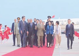 pm lands in tianjin ahead of high stakes sco summit pm lands in tianjin ahead of high stakes sco summit