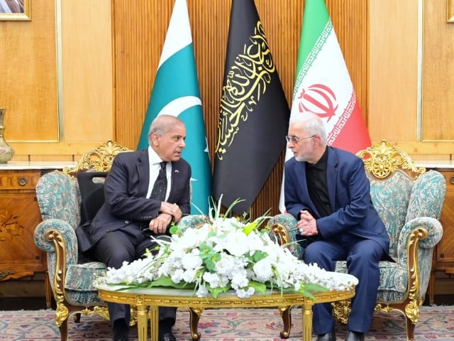 Prime Minister Shehbaz Sharif along with high level Pakistani delegation arrives in Tehran, received by Iranian Interior Minister Eskandar Momeni, July 3, 2026. PHOTO: PMO/X