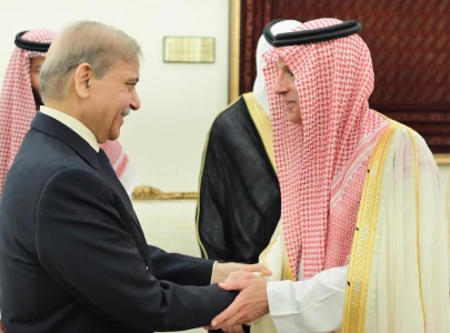 saudi minister calls for de escalation during meeting with pm shehbaz