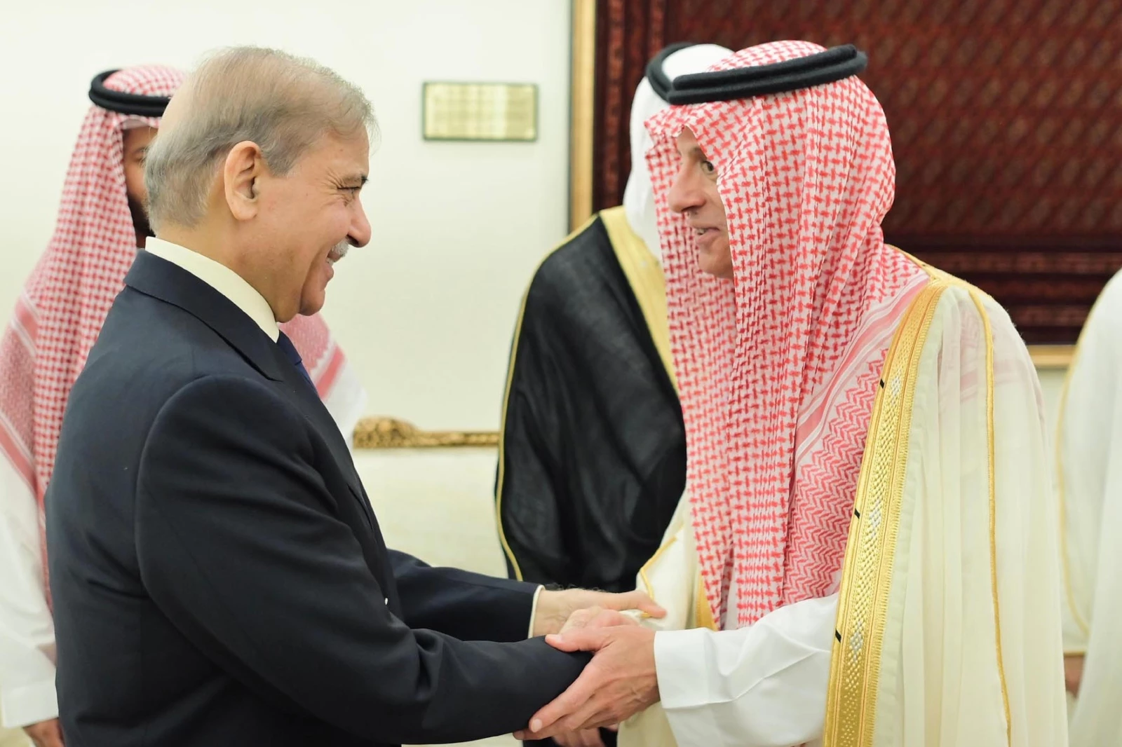 saudi arabia s minister of state for foreign affairs adel al jubeir called on prime minister shehbaz sharif in islamabad on may 9 2025 photo pid saudi arabia s minister of state for foreign affairs adel al jubeir called on prime minister shehbaz sharif in islamabad on may 9 2025 photo pid