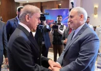 pm shehbaz interacts with ambassador of iran to pakistan h e reza amiri moghadam at pakistan international maritime expo and conference on june 16 photo x com govtofpakistan