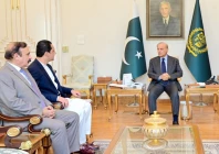 prime minister shehbaz sharif meets newly elected azad jammu and kashmir prime minister syed iftikhar ali gilani in islamabad on wednesday photo app prime minister shehbaz sharif meets newly elected azad jammu and kashmir prime minister syed iftikhar ali gilani in islamabad on wednesday photo app