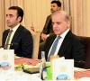 prime minister shehbaz sharif hosted dinner in honour of high level diplomatic delegation headed by ppp pchairman bilawal bhutto zardari in islamabad on tuesday photo pid