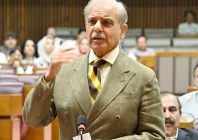 prime minister shehbaz sharif addresses the national assembly in islamabad on friday photo x