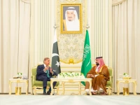 saudi arabia s crown prince mohammed bin salman r meeting with prime minister shehbaz sharif ahead of their meeting in riyadh on september 17 2025 photo afp saudi arabia s crown prince mohammed bin salman r meeting with prime minister shehbaz sharif ahead of their meeting in riyadh on september 17 2025 photo afp
