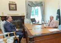prime minister shehbaz sharif meets minister for climate change musadik masood malik in islamabad on wednesday photo pid