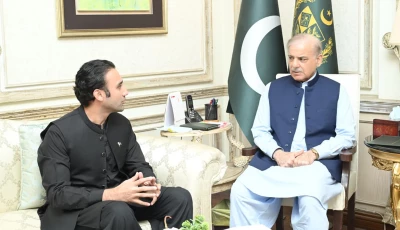 minister of state and chairman pakistan virtual assets regulatory authority bilal bin saqib calls on prime minister shehbaz sharif on thursday photo pmo