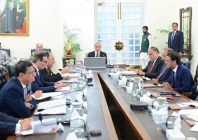 prime minister shehbaz sharif chairs a review meeting regarding rightsizing and improving efficiency of the federal government in islamabad photo x