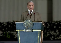 prime minister shehbaz sharif addresses the inaugural ceremony of yadgar e fatah in islamabad on thursday screengrab