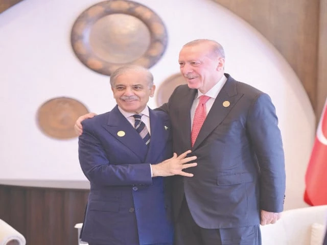 prime minister shehbaz sharif meets turkish president recep tayyip erdogan on the sidelines of the 17th eco summit in khankendi azerbaijan photo online prime minister shehbaz sharif meets turkish president recep tayyip erdogan on the sidelines of the 17th eco summit in khankendi azerbaijan photo online