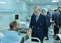 pm shehbaz sharif takes a tour of various facilities in the newly inaugurated pakistan china friendship hospital in islamabad photo express
