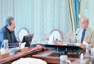 bilateral cooperation pm shehbaz sharif speaks with iranian minister of industry mines and trade seyyed muhammad atabak in islamabad photo app