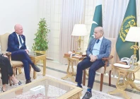 pm shehbaz sharif holds a meeting with an ericsson delegation headed by president patrick johansson in islamabad photo ppi