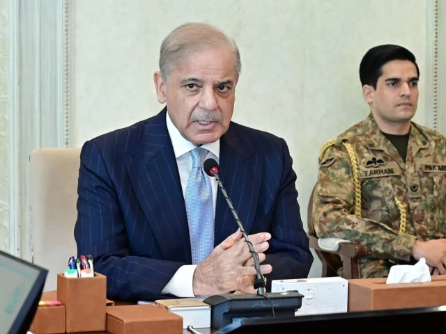 prime minister shehbaz sharif addresses a special meeting of the federal cabinet in islamabad on april 13 2026 photo pmo prime minister shehbaz sharif addresses a special meeting of the federal cabinet in islamabad on april 13 2026 photo pmo