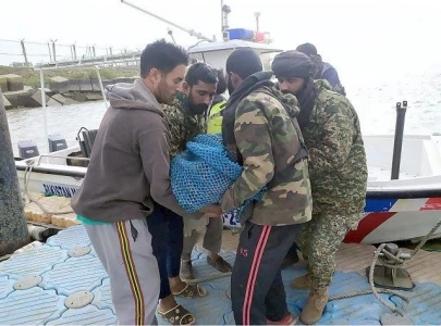 pmsa rescues eight fishermen tows boat