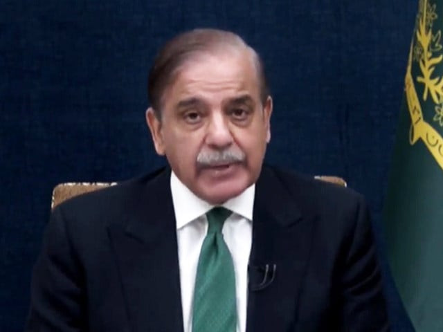 prime minister shehbaz sharif is addressing the nation on may 10 2023 screengrab prime minister shehbaz sharif is addressing the nation on may 10 2023 screengrab