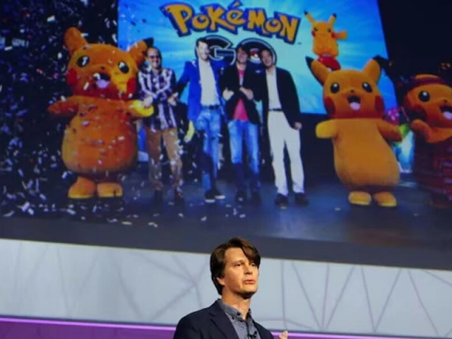 john hanke creator of pokemon go and chief executive officer of niantic gestures during his keynote speech at the mobile world congress in barcelona spain february 28 2017 photo reuters john hanke creator of pokemon go and chief executive officer of niantic gestures during his keynote speech at the mobile world congress in barcelona spain february 28 2017 photo reuters