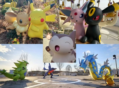 pokepark kanto previews reveal life size pok mon displays ahead of february opening