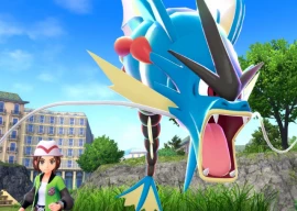 pokemon legends z a trailer battle scene confuses fans over gyarados mechanic pokemon legends z a trailer battle scene confuses fans over gyarados mechanic