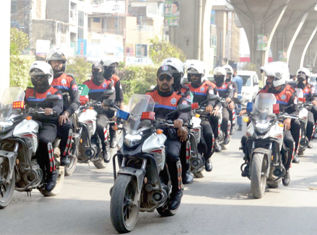 police on toes to keep order police on toes to keep order