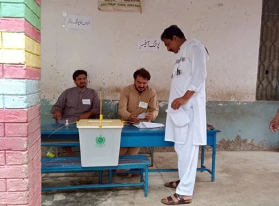 lg by polls held peacefully in four districts