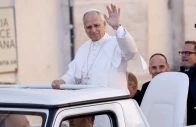 pope leo xiv arrives to hold a general audience in saint peter s square at the vatican november 19 2025 photo reuters