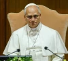 pope leo xiv prepares to speak during the presentation of magnifica humanitas his first encyclical focused on the rise of artificial intelligence at the vatican s aula nuova del sinodo on may 25 2026 photo reuters